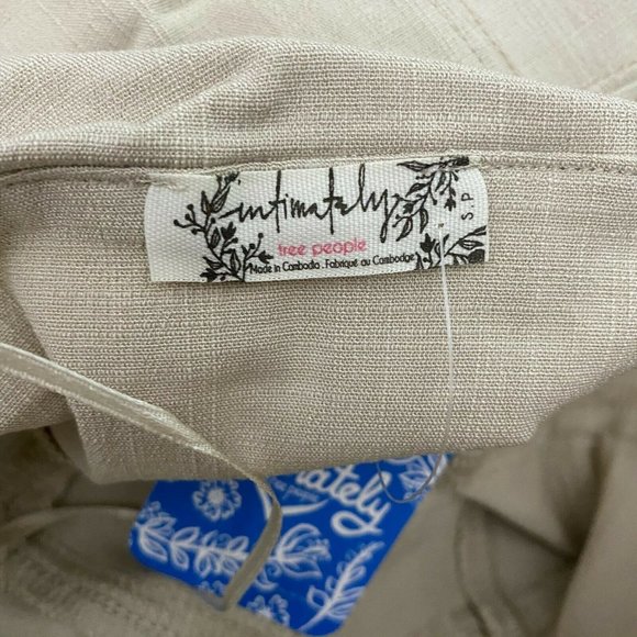 Free people you too tube top sz S in Sand NWT - Picture 4 of 5